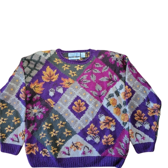 Hand knitted Signature Northern Isle pullover medium - Picture 2 of 4